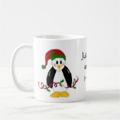 Kerstpinguïn Koffiemok (Links)