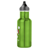 Kerstpinguïn krijgt sneeuwbal waterfles (Rechts)