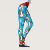 Kerstpinguïn Leggings (Rechts)