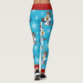 Kerstpinguïn Leggings (Achterkant)