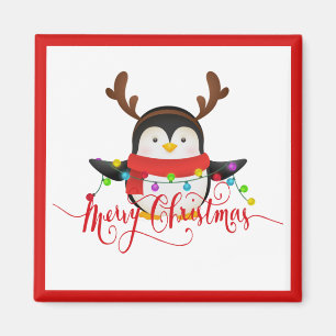 Kerstpinguïn Magneet