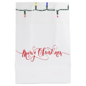 Kerstpinguïn Medium Cadeauzakje (Achterkant)