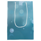 Kerstpinguïn met Pet Medium Cadeauzakje (Achterkant)