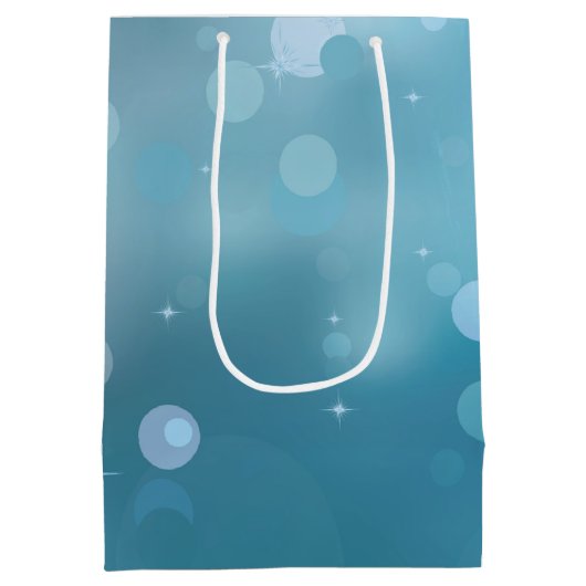 Kerstpinguïn met Pet Medium Cadeauzakje (Achterkant)