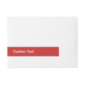 Kerstpinguïn met sneeuwballen omwikkelbaar adreslabel (Voorkant)