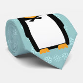 Kerstpinguïn met Stropdas van Santa Hat (Opgerold)