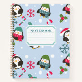 Kerstpinguïn Notitieboek (Voorkant)