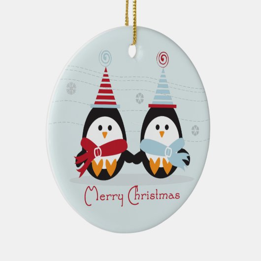 kerstpinguïn Ornament (Rechts)