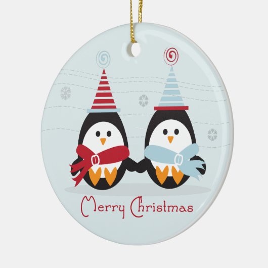 kerstpinguïn Ornament (Links)