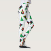 kerstpinguïn skiën leggings (Rechts)