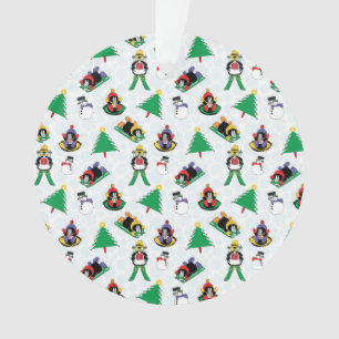 kerstpinguïn skiën ornament