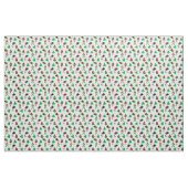 kerstpinguïn skiën stof (Yard (91,4 cm))
