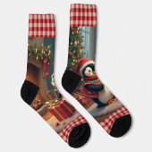 Kerstpinguïn Sokken (Rechts)