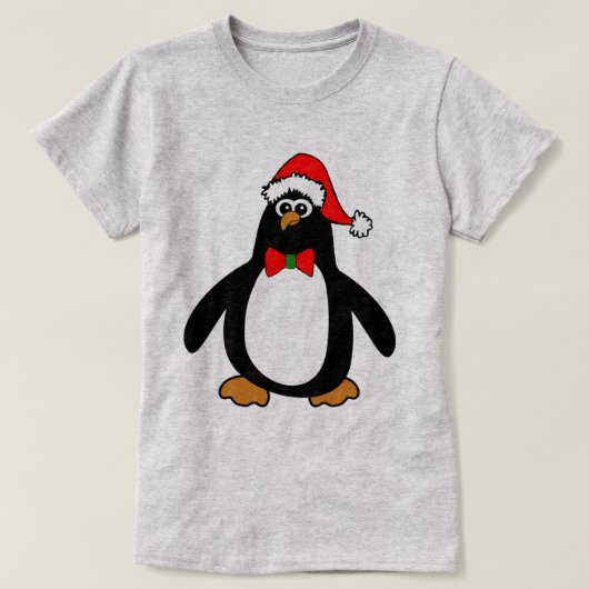 Kerstpinguïn T-shirt (Design voorkant)