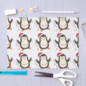 Kerstpinguïn Tissuepapier (Craft)