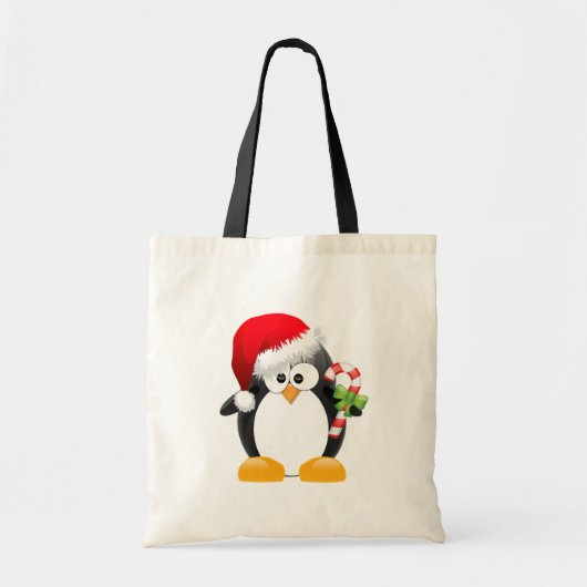 Kerstpinguïn Tote Bag (Voorkant)