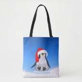 Kerstpinguïn Tote Bag (Voorkant)