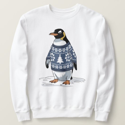 Kerstpinguïn Trui (Design voorkant)