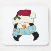 kerstpinguïn Tshirts en cadeautjes Muismat (Voorkant)