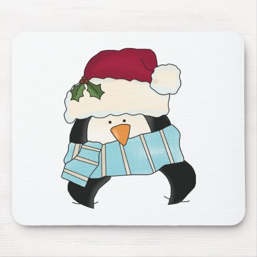 kerstpinguïn Tshirts en cadeautjes Muismat (Voorkant)