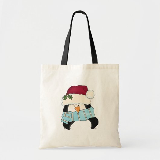 kerstpinguïn Tshirts en cadeautjes Tote Bag (Voorkant)