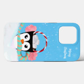 Kerstpinguïn Warme Chocolademelk Prettig Kerstfees Case-Mate iPhone Case (Achterkant (horizontaal))