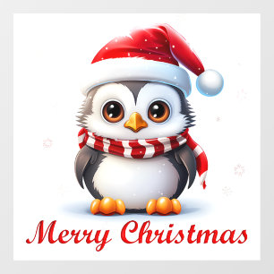 Kerstpinguïn Window Cling Raamsticker