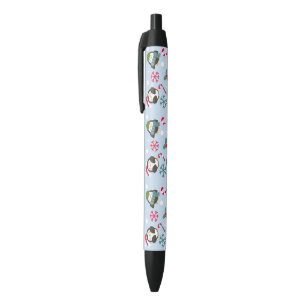Kerstpinguïn Zwarte Inkt Pen
