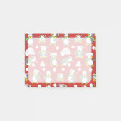 Kerstpinguïnachtergrond Post-it® Notes (Voorkant)