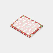 Kerstpinguïnachtergrond Post-it® Notes (Schuin)