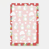 Kerstpinguïnachtergrond Post-it® Notes (Voorkant)