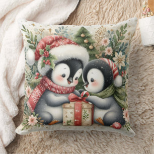 Kerstpinguïns 5 kussen