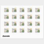 Kerstpinguïns Aanhangsel Kanker Ronde Sticker (Vel)