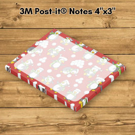 Kerstpinguïns achtergrond post-it® notes