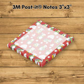 Kerstpinguïns achtergrond post-it® notes