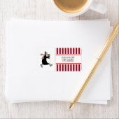 kerstpinguïns adres mailinglabels etiket (Insitu)