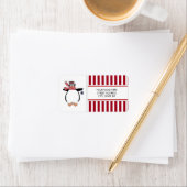 kerstpinguïns adres mailinglabels etiket (Insitu)