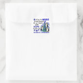 Kerstpinguïns Artritis Ronde Sticker (Tas)
