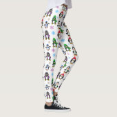 Kerstpinguïns en Snowflakes-Leggings Leggings (Rechts)