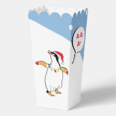 Kerstpinguïns Favoriete Dozen Bedankdoosjes (Achterkant)