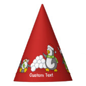 Kerstpinguïns Feesthoedjes (Voorkant)