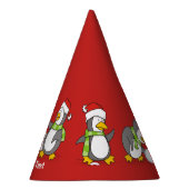 Kerstpinguïns Feesthoedjes (Rechts)