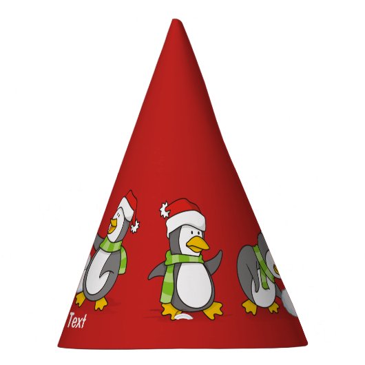 Kerstpinguïns Feesthoedjes (Rechts)