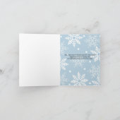 Kerstpinguïns Groet Kaart (Binnen)