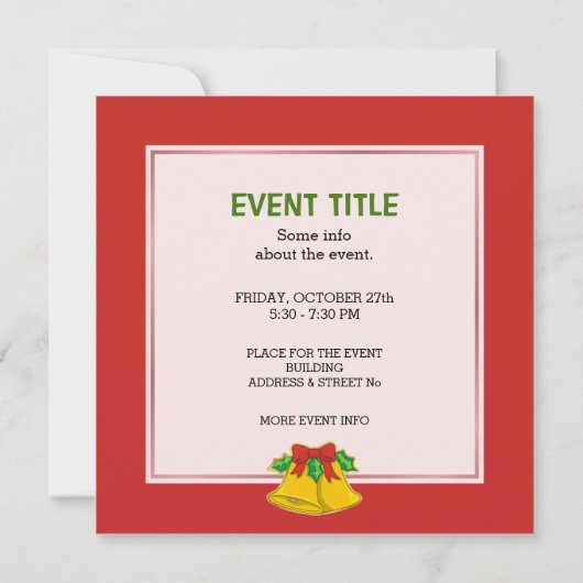 kerstpinguïns kaart (Achterkant)