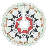 Kerstpinguïns Kerst Kerstboom Rok (Voorkant)