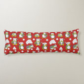 kerstpinguïns lichaamskussen (Achterkant)