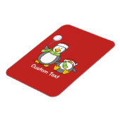 kerstpinguïns magneet (Linkerzijde)