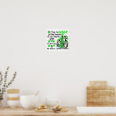 Kerstpinguïns Non-Hodgkin lymfoom Poster (Keuken)
