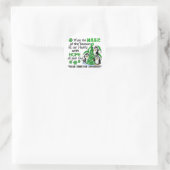 kerstpinguïns orgaandonatie ronde sticker (Tas)